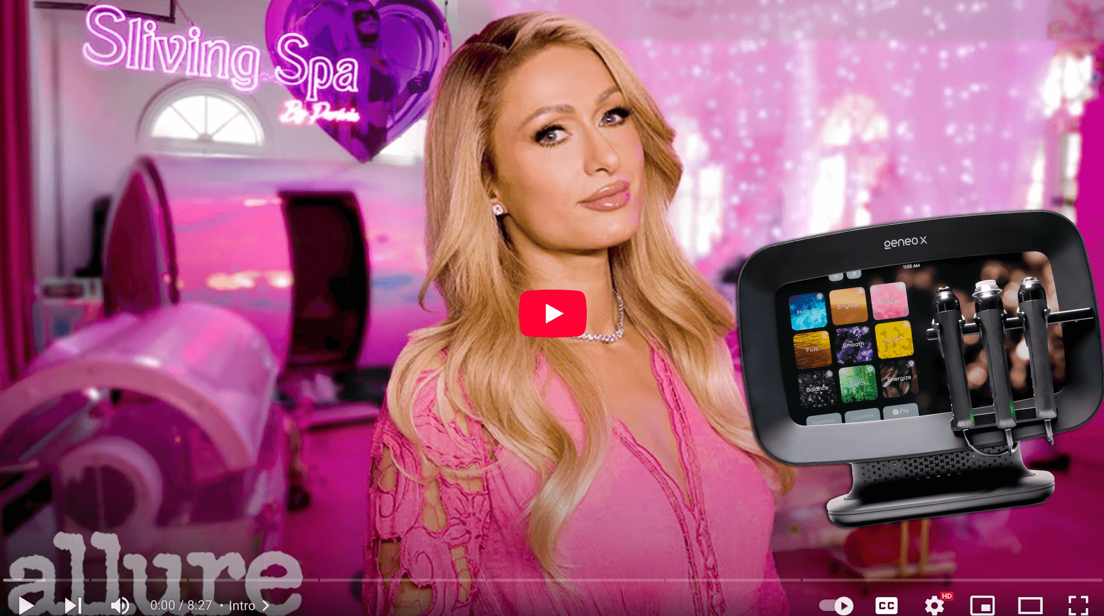 Paris Hilton Glo2Facial by Geneo